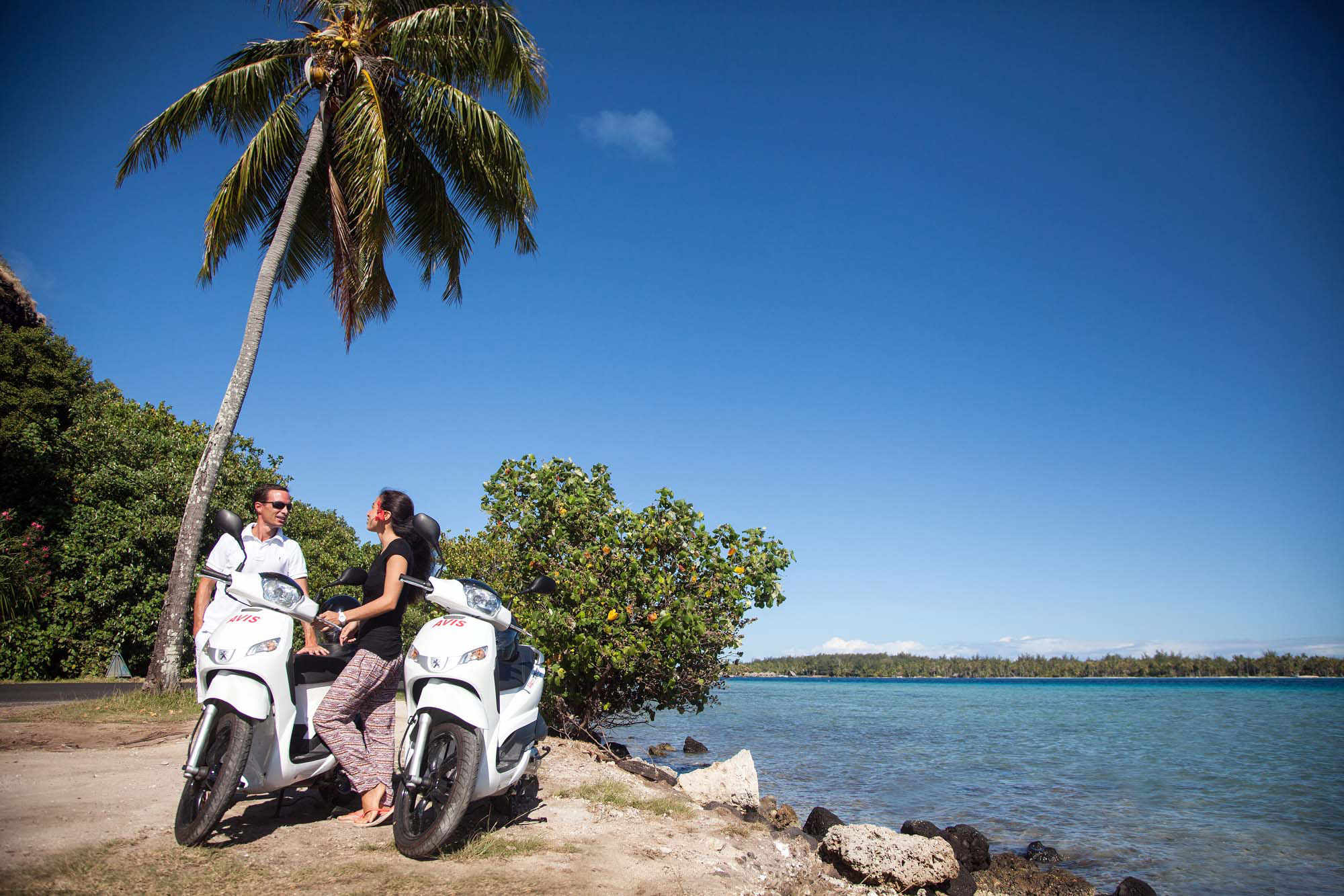 Avis Bora Bora Car, Electric Fun Car, Moped and bike rental on Bora Bora