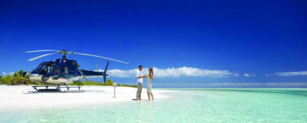 bora Bora aventures et activités hélicoptère