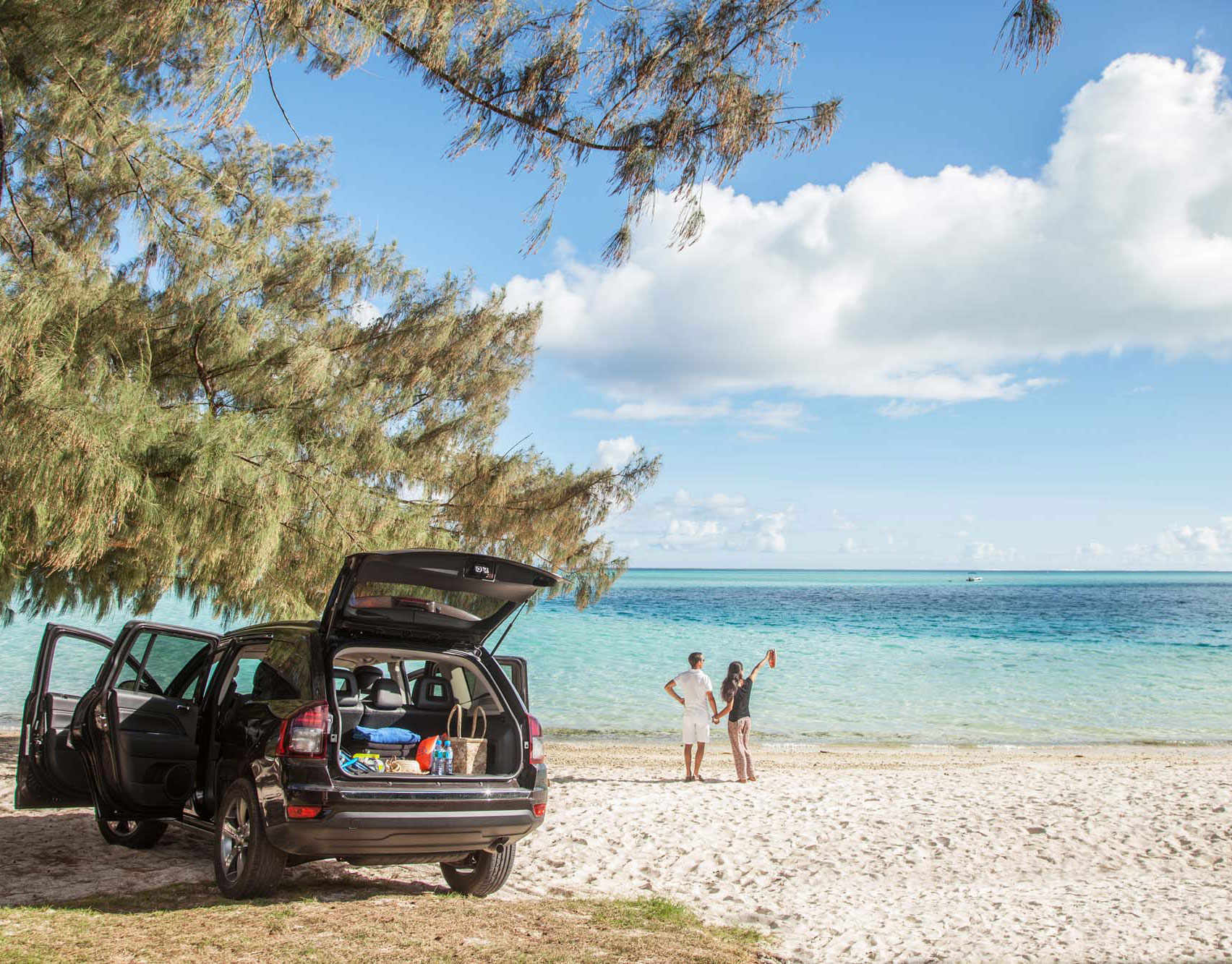 Petit stop à la plage